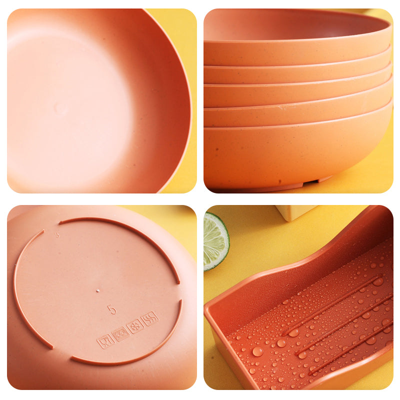 Wheat Straw Square Plates