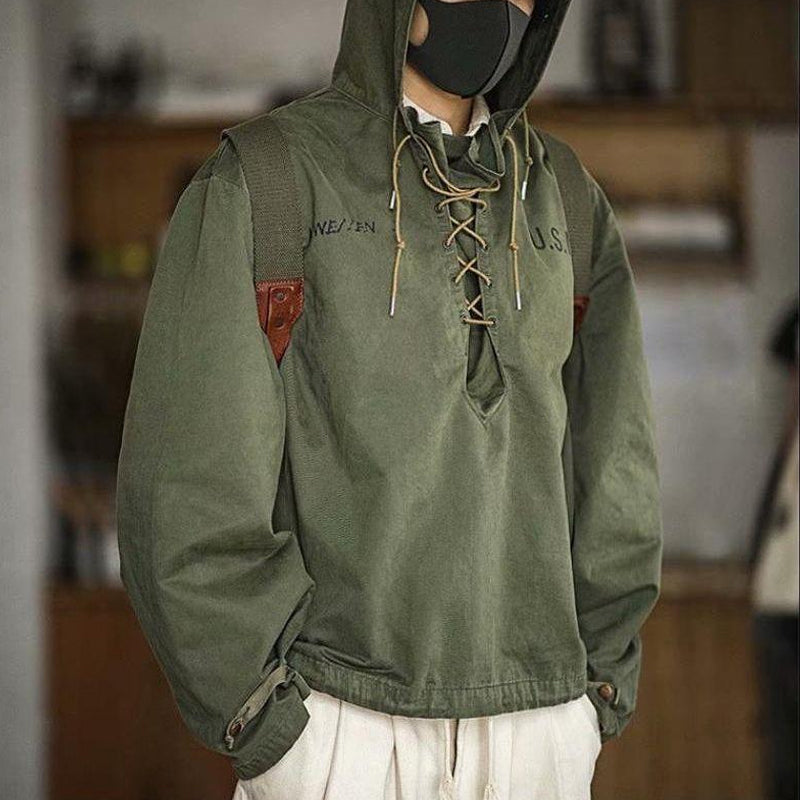 Retro Military Workwear Sweatshirt