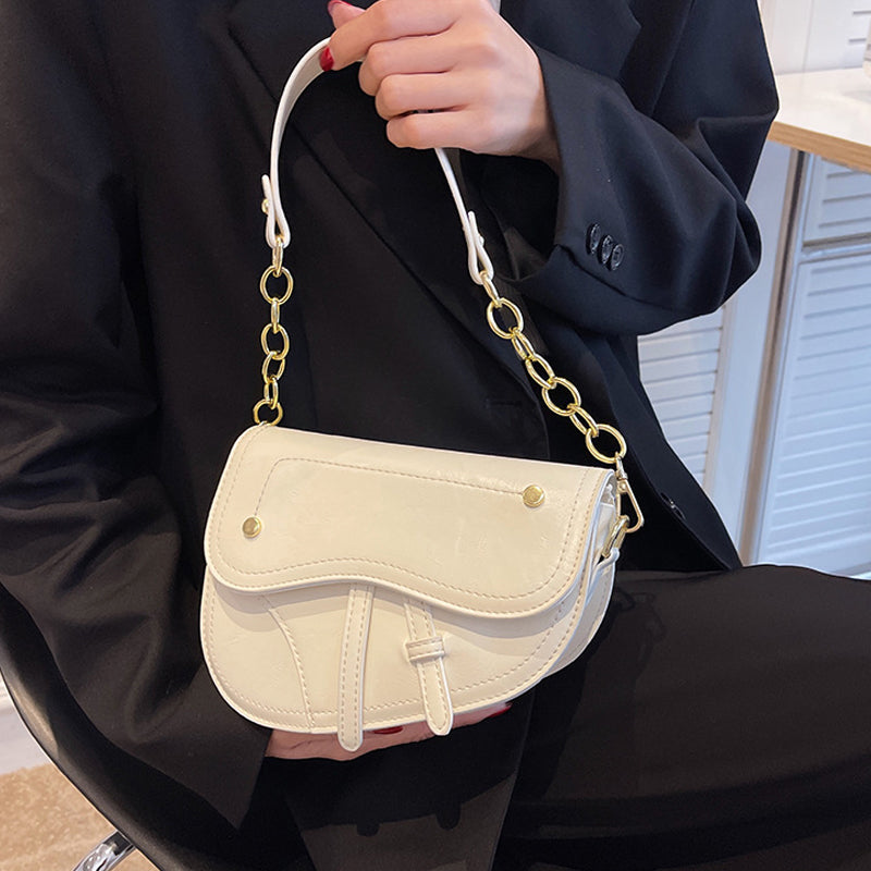Luxury Vintage Ornament Saddle Bag