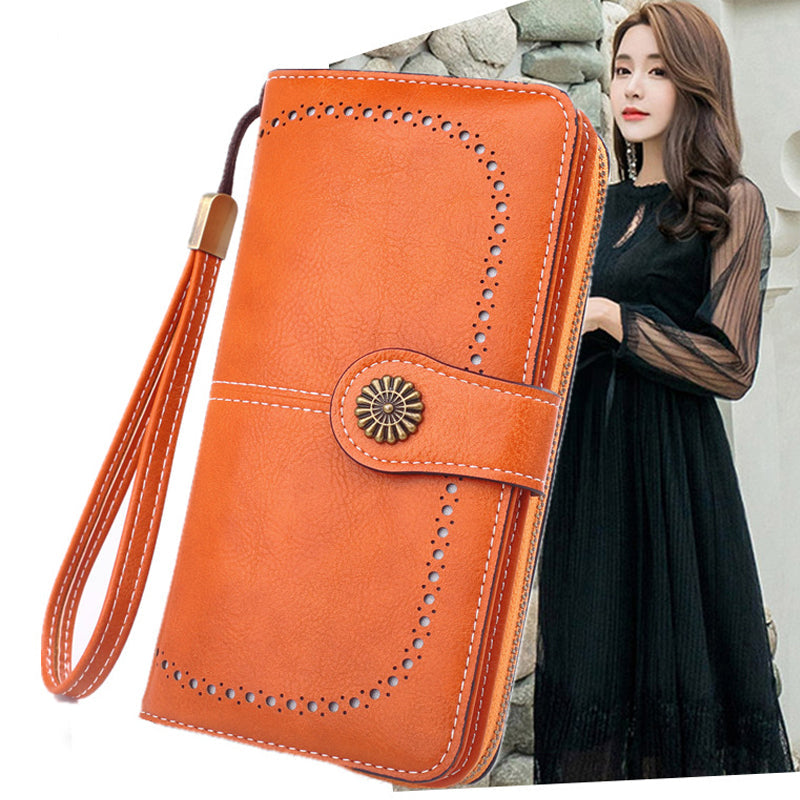 Porte-monnaie zippé vintage