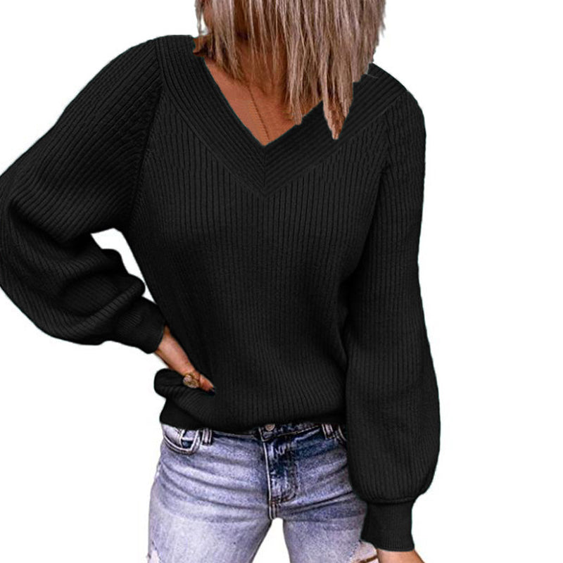 Womens V Neck Sweaters