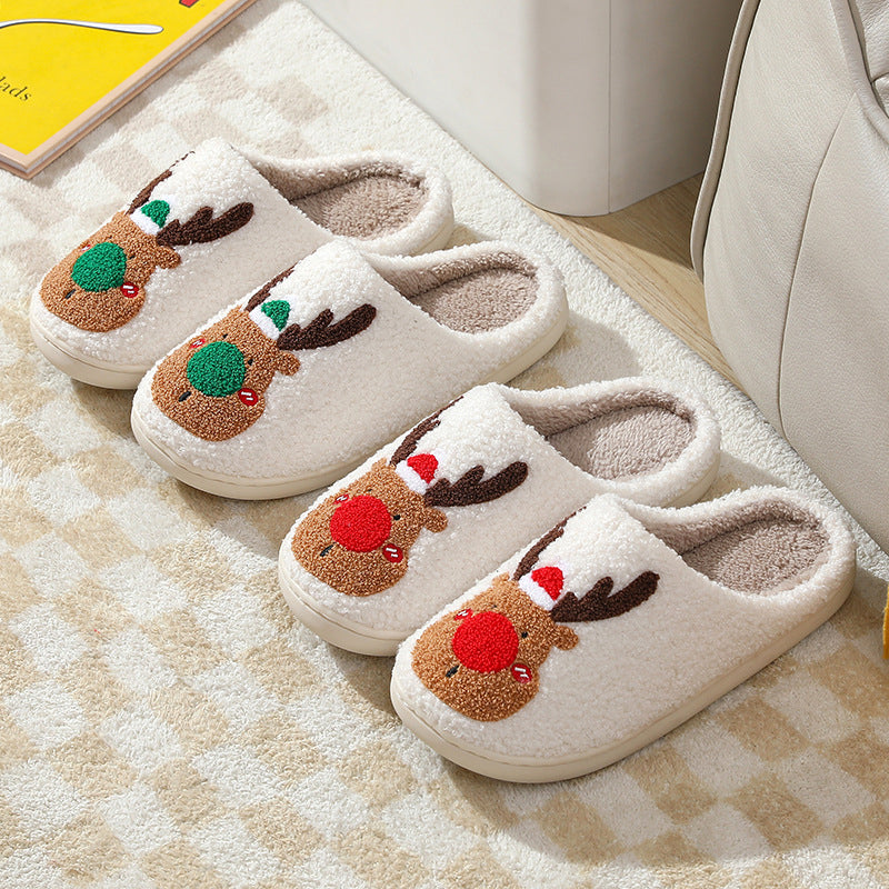 Reindeer Cozy Home Slippers