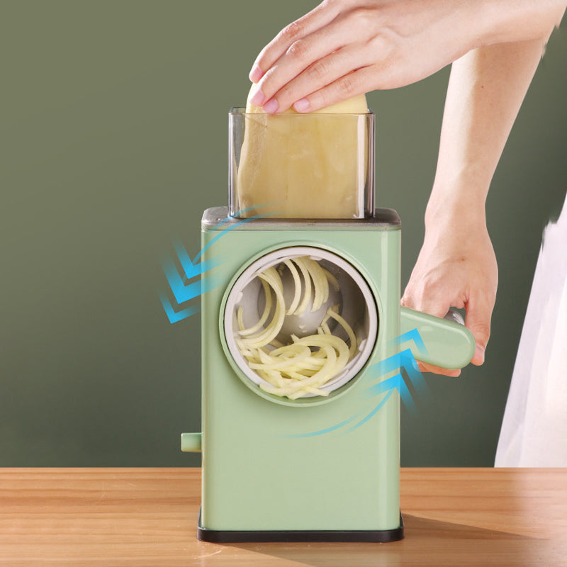 Multifunctional Drum Vegetable Cutter Kitchen Household Circular