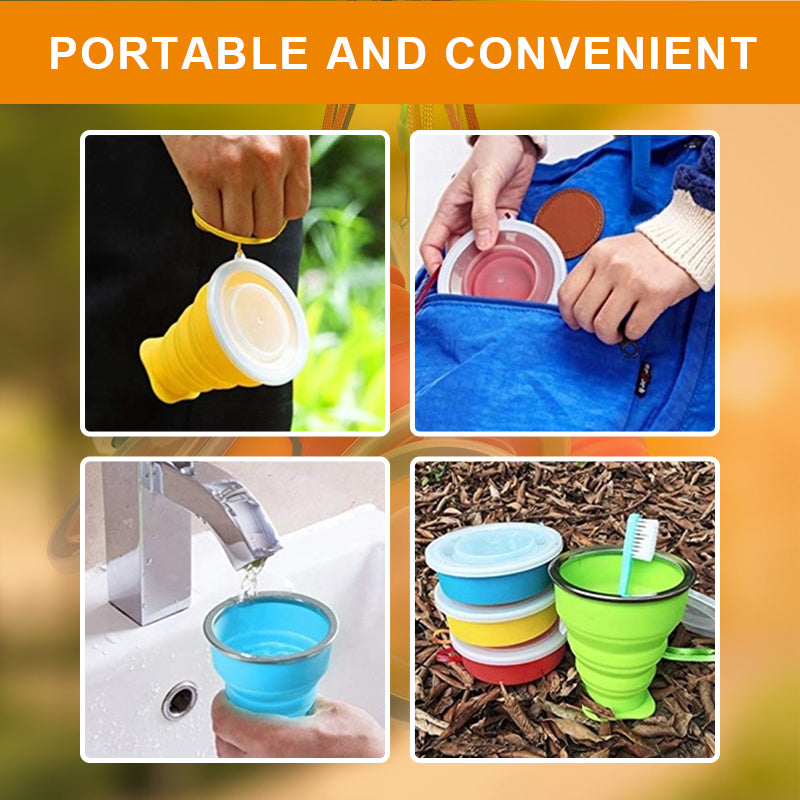 Retractable Folding Cup