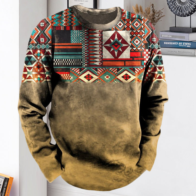 Digital Print Crew Neck T-Shirt