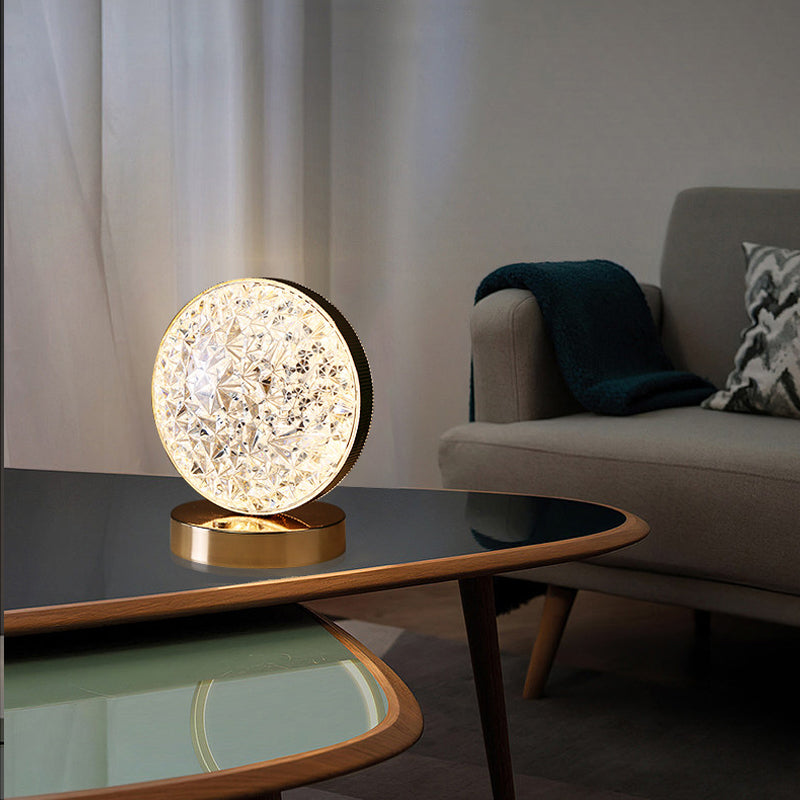 Star Moon Metal Table Lamp