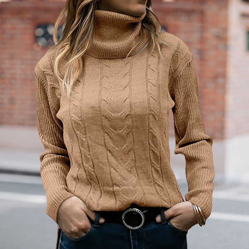 Knitted Vintage Cable Sweater