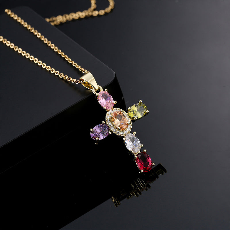 COLLAR CRUZ LUMINOSA