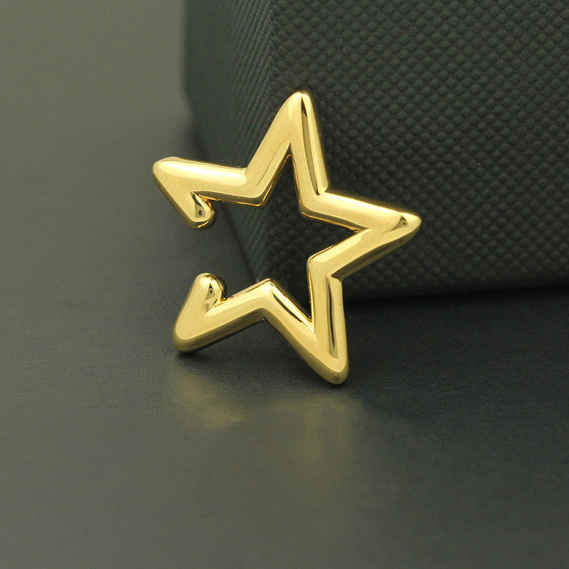 Geometric Metal Ear Clips