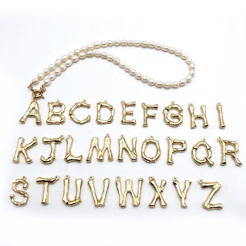 Pearl Necklace With Initials