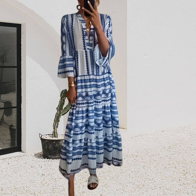 Geometric Boho Dress