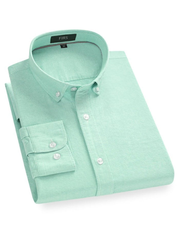 Men's New Casual Business Long Sleeve Shirt