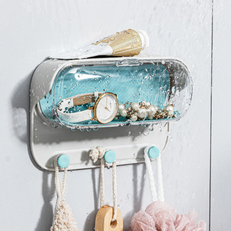 Bathroom Hole-free Glasses Storage Box