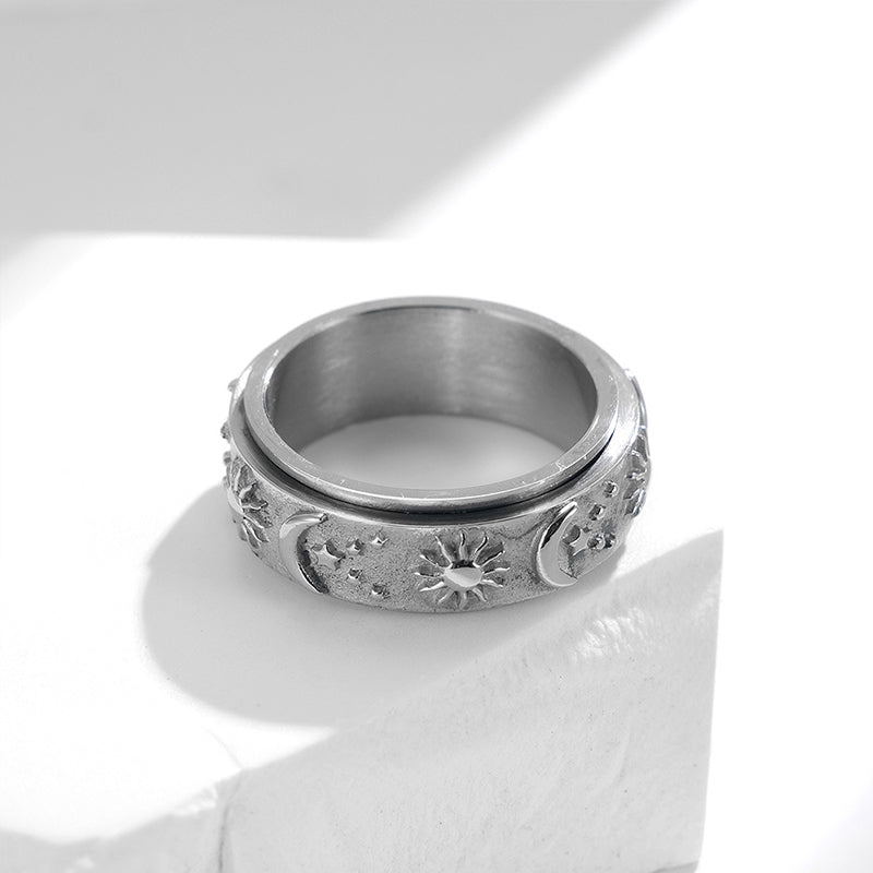 Sterling Silver Rings for Anxiety