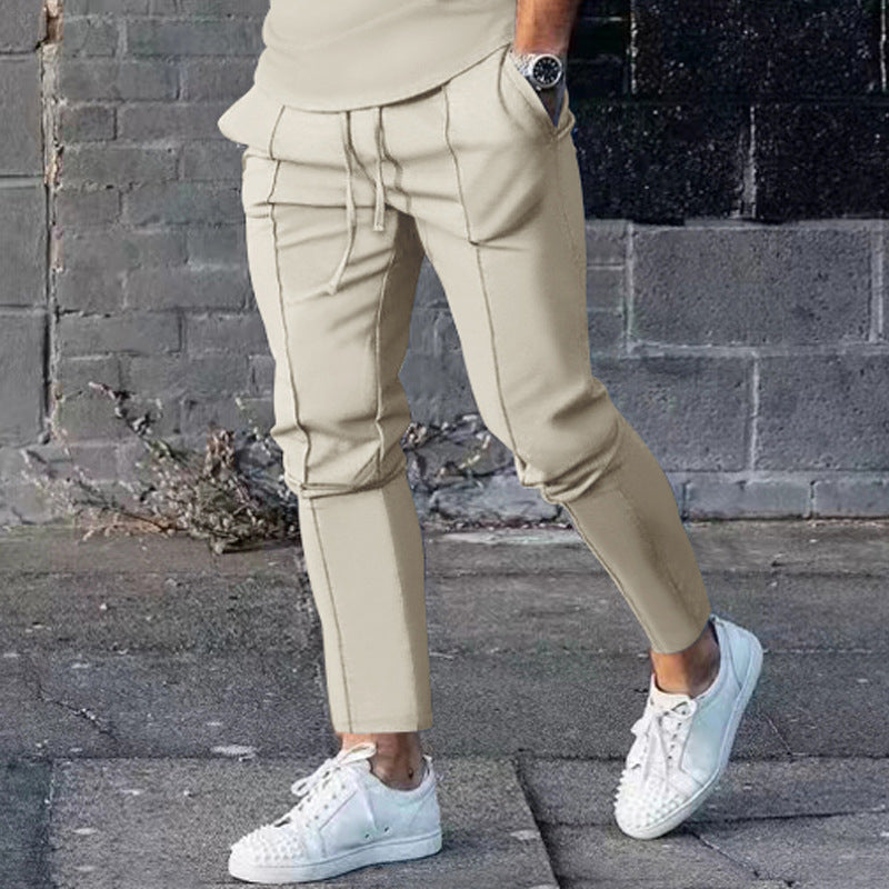 Men's Causal Harem Capri Pants