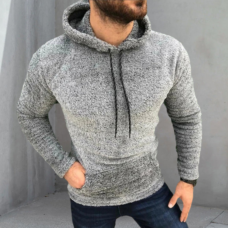 Double Face Fleece Hooded Sweatshirt