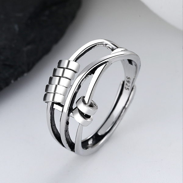 Light Luxury Transfer Beads Ring
