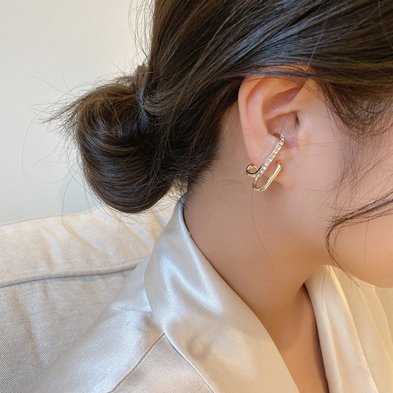 Temperament Zircon Stud Earrings