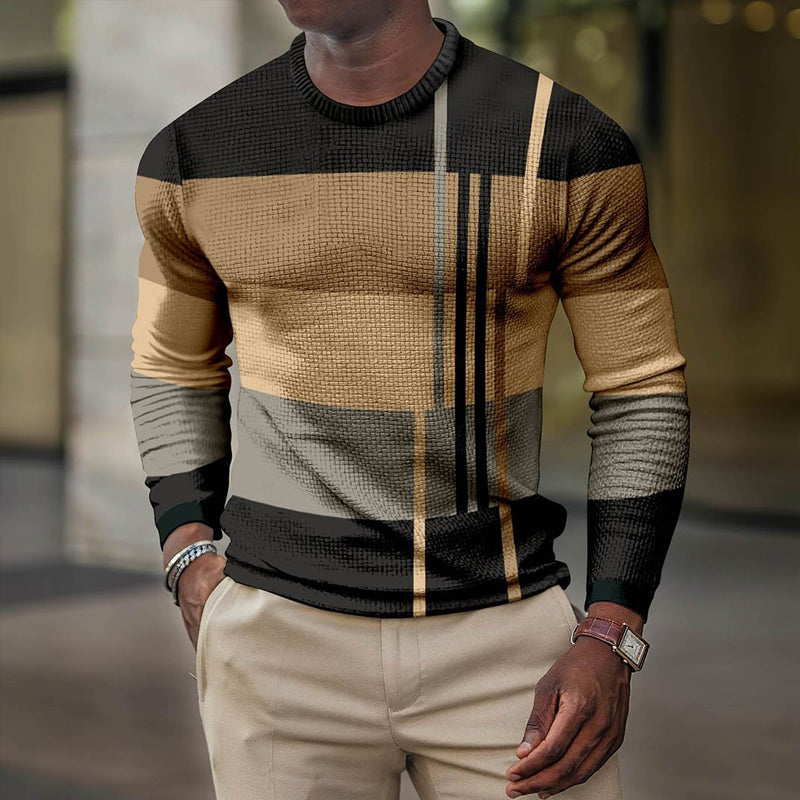 Men's long sleeve casual top