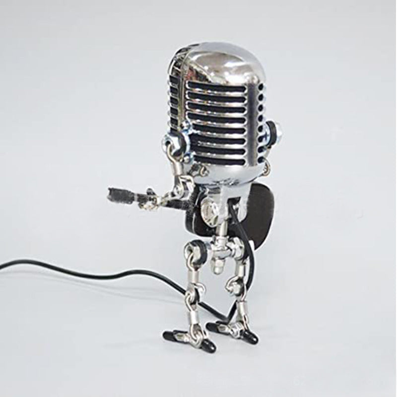 Retro Microphone Robot USB