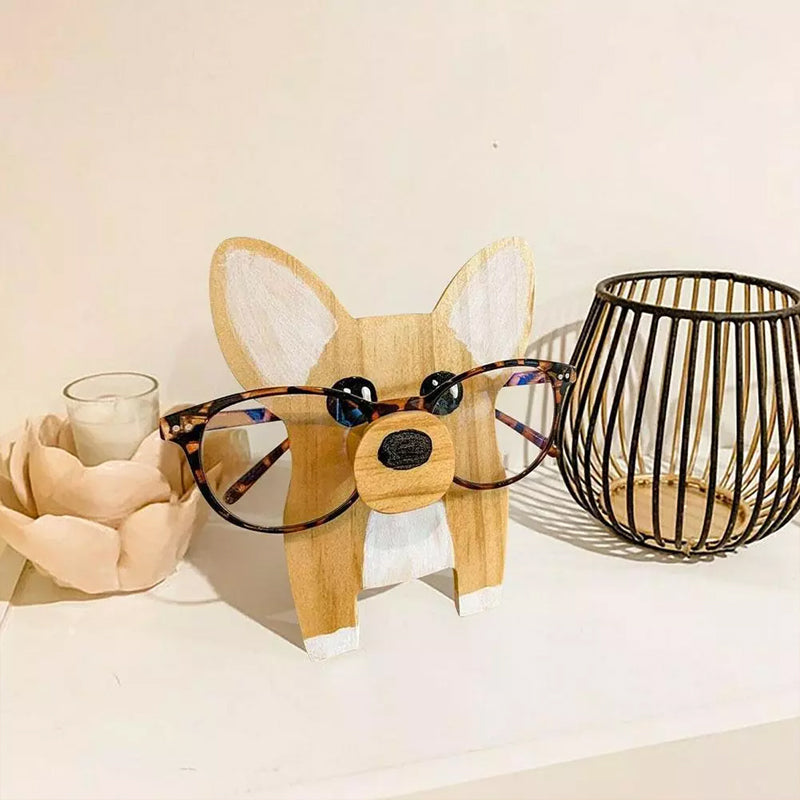 Wooden Eyeglass Stand