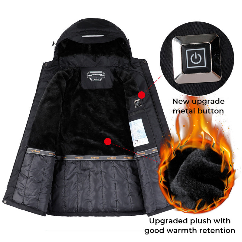 USB charging outdoor heating jacket
