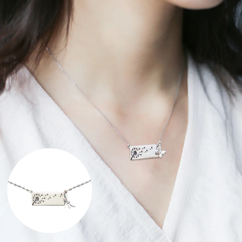 Dragonfly Butterfly Necklace