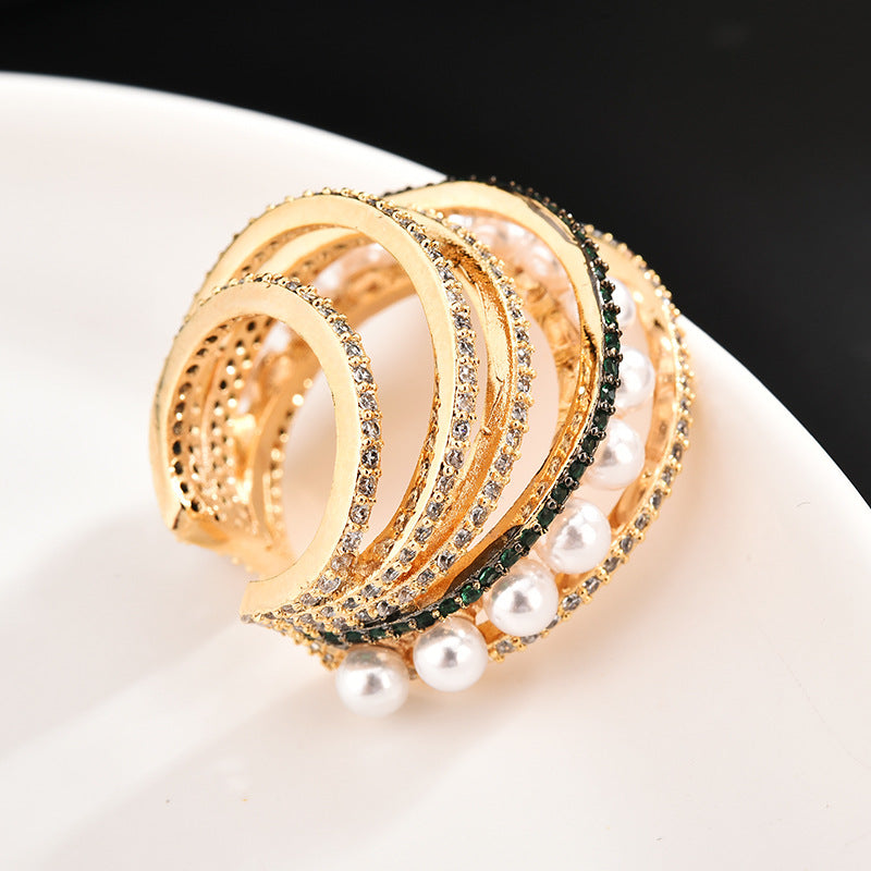Multi-circle Vintage Ear Bone Clip