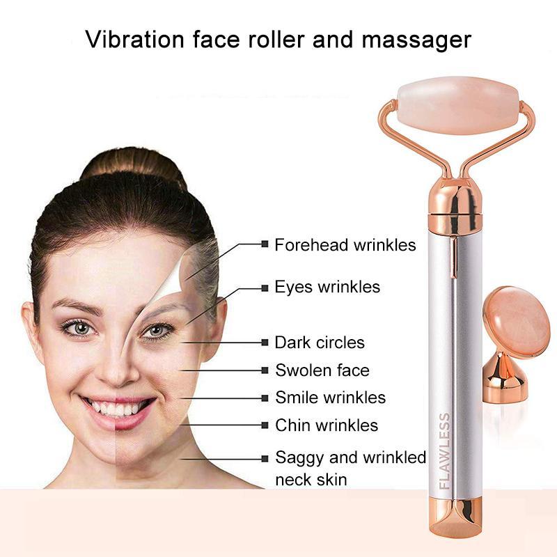 Flawless Contour Vibrating Facial Roller & Massager