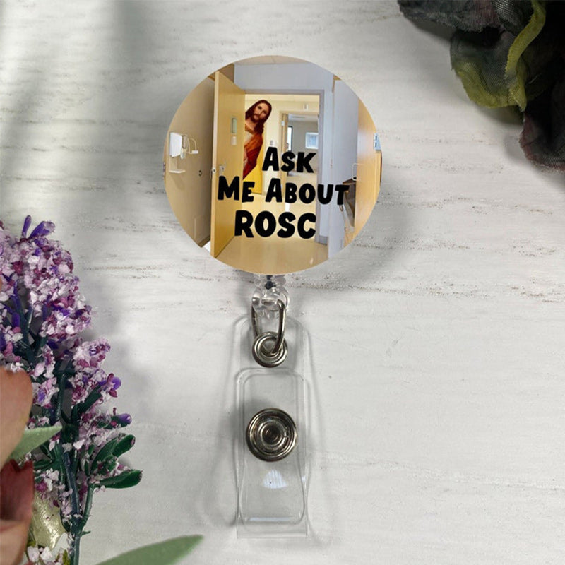 Funny Christmas Jesus Keychain