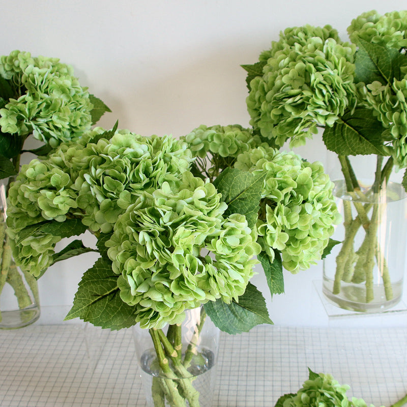 Artificial Hydrangea Blossoms for Outdoor Use