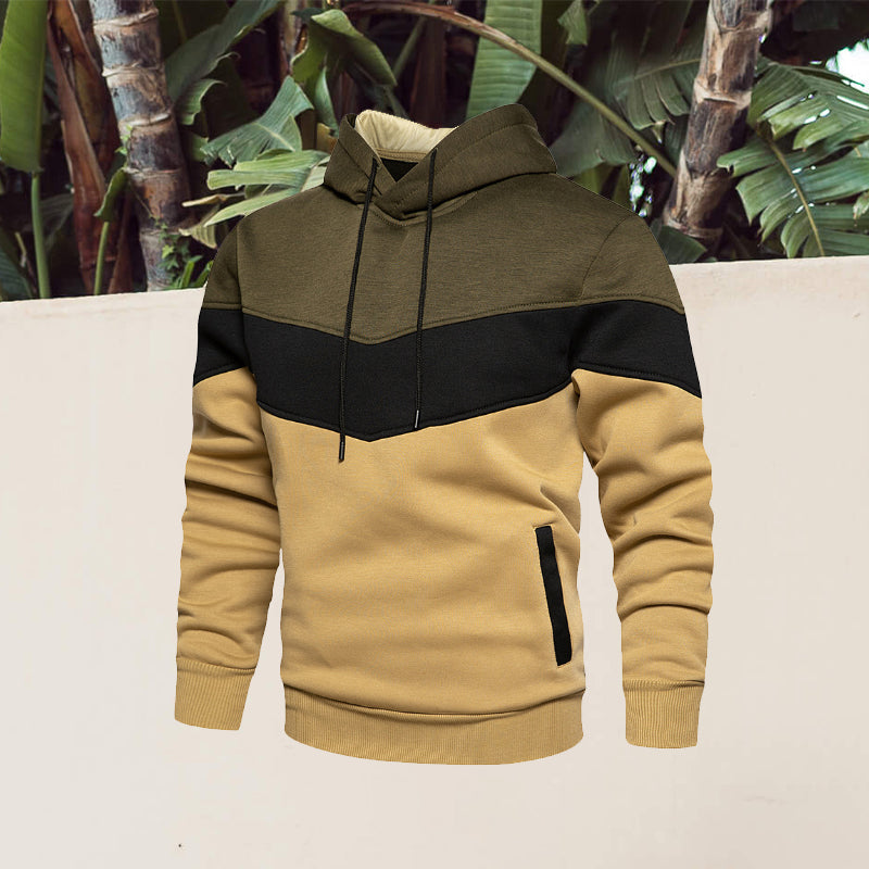 Men's Colorblock Fashion Fleece Sweatshirt