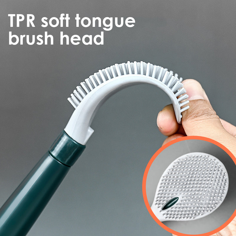 Uperlevel Household Punch-free Wall Hanging Silicone Toilet Brush