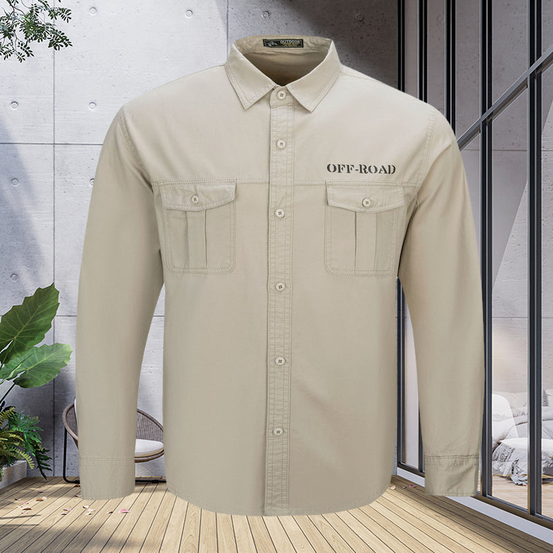 Men's Cotton Cargo Shirt