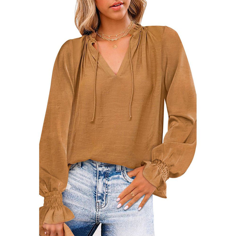 Cuff Flared Shirt