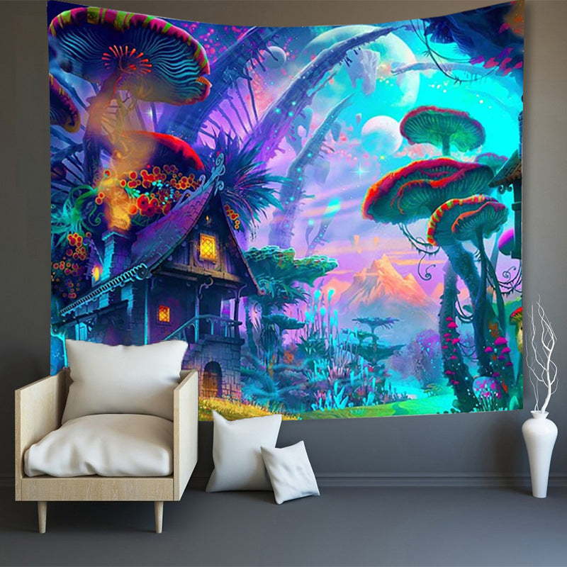 Mushroon Home Tapestry