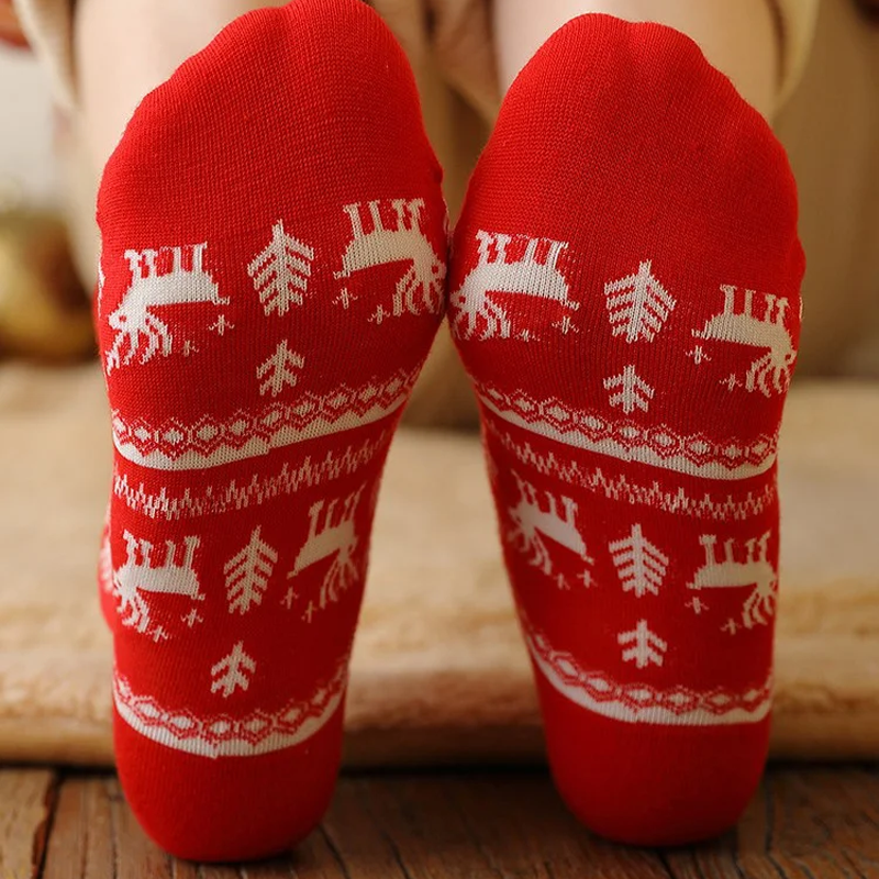Cartoon Socks Christmas Boxed