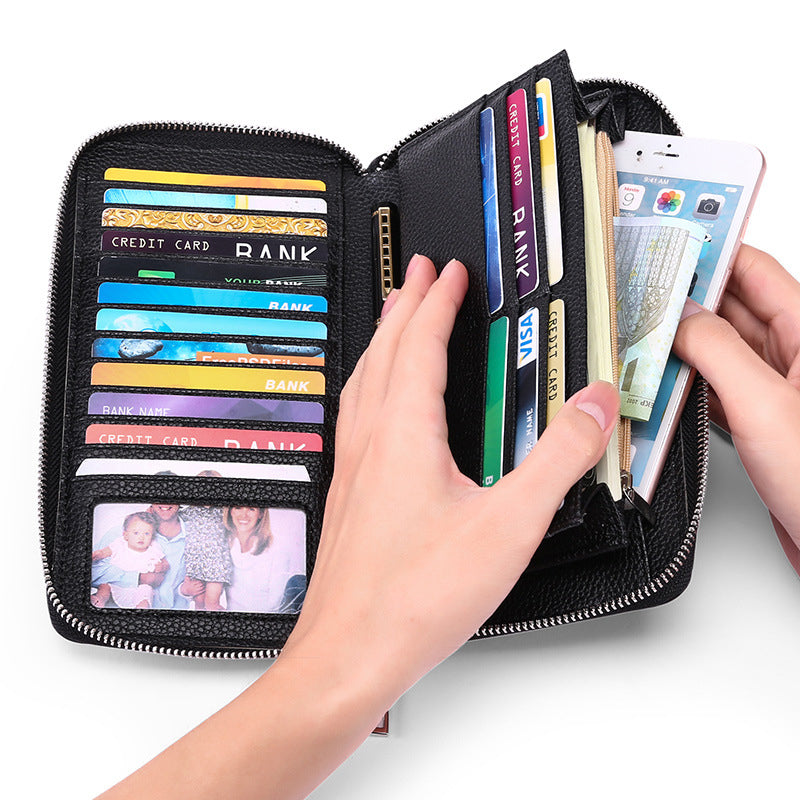 Large Capacity RFID Blocking Wallet