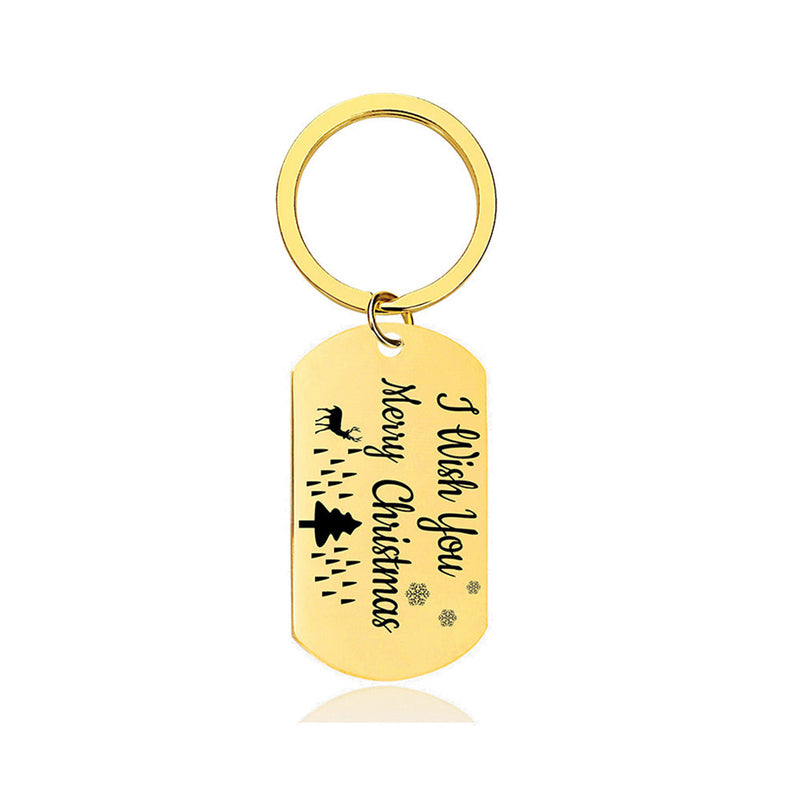 Christmas Army Keychain