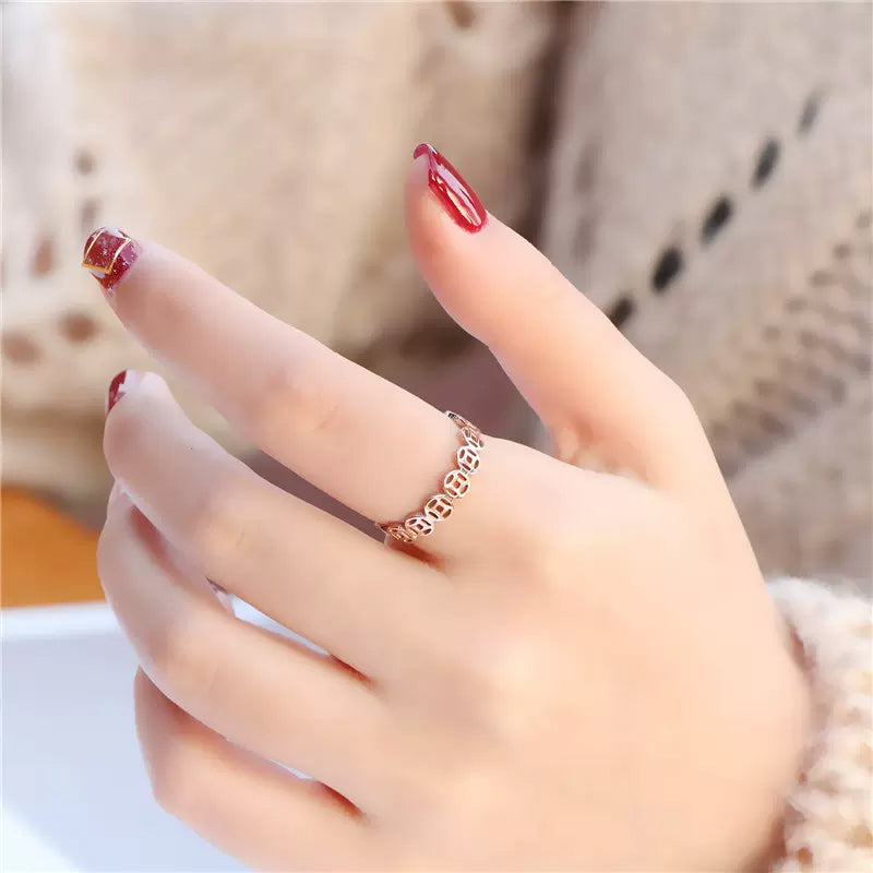Light Luxury Trend Open Ring