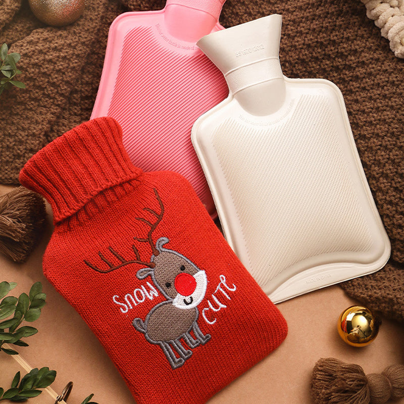 Christmas Elk Hot Water Bottle