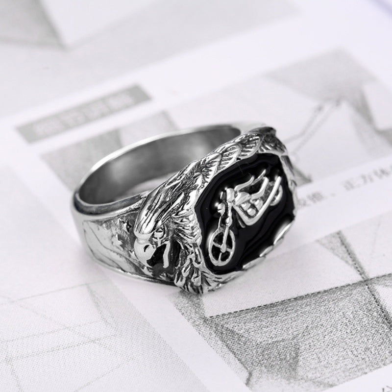 Men's Motorcycle Ring