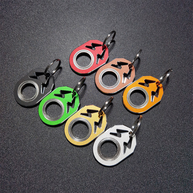 Lightning Spin Keychain