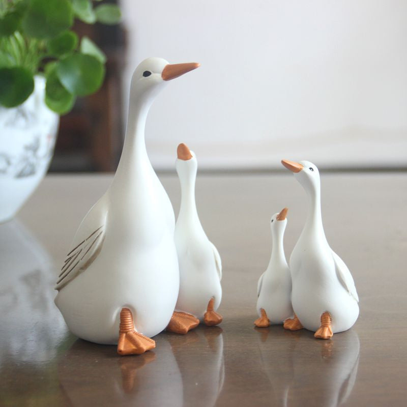 Resin Simulation Duck Art Ornament