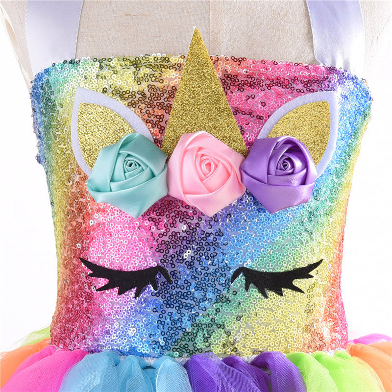 Unicorn Glow Princess Dress