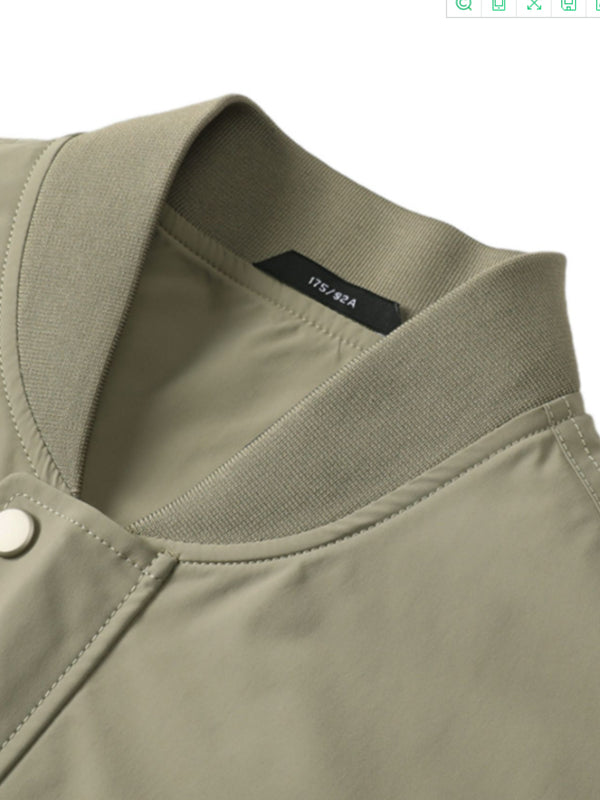 Men's Baseball Collar Jacket