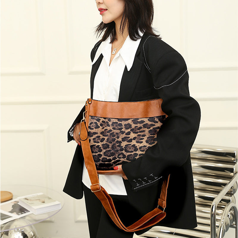 Leopard Print Crossbody Bag
