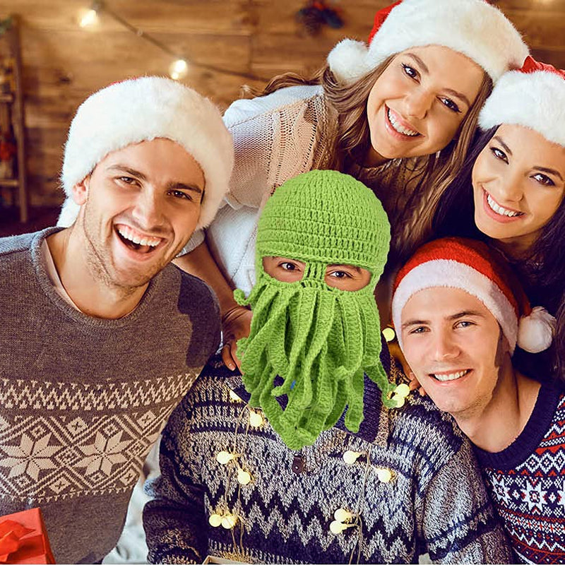 Handmade Woolen Octopus Hat