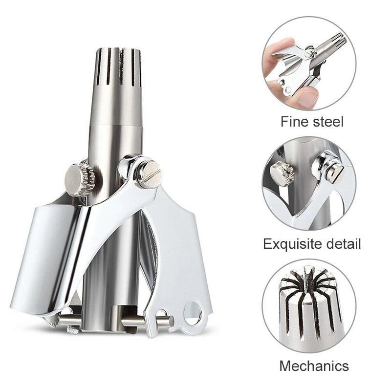 Manual Stainless Steel Nose Hair Trimmer