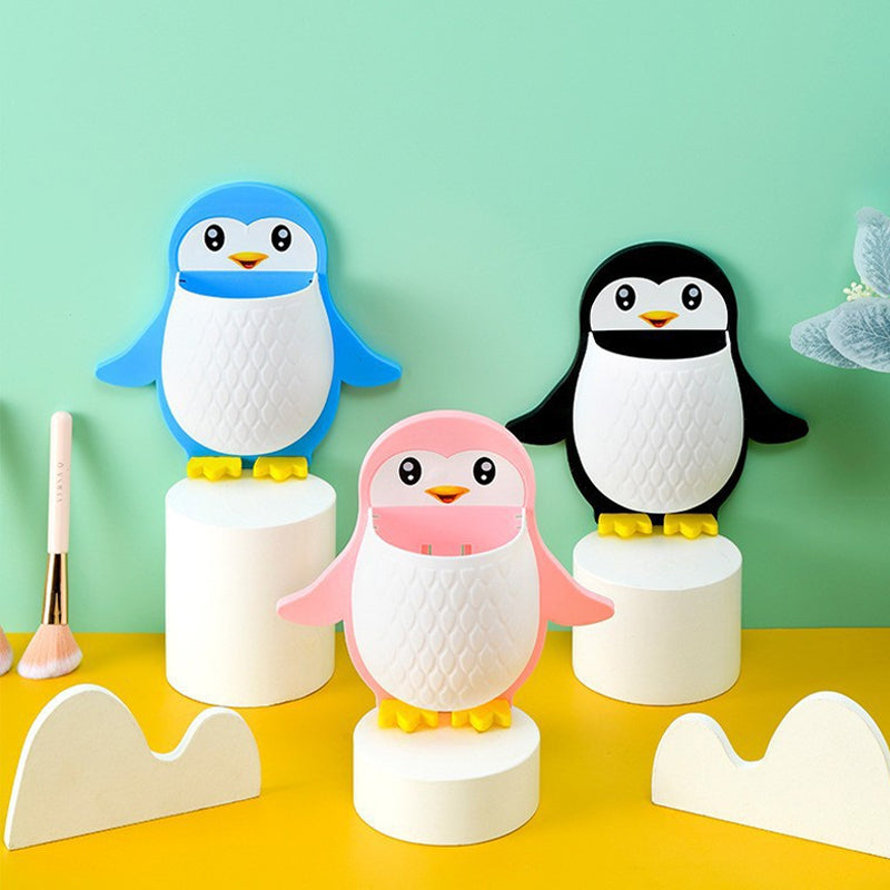 Penguin Shape Wall Mount Phone Holder